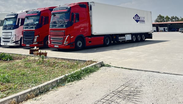 Gülsan Transport uluslararası nakliye araç filosu
